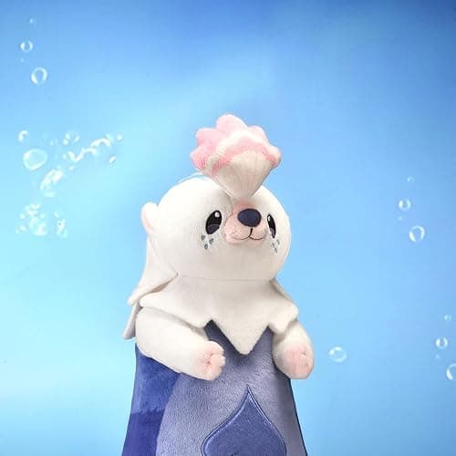 GENSHIN IMPACT Fontaine Fontemer Themed Series Leisurely Otter Plushie Keychain thumbnail 6