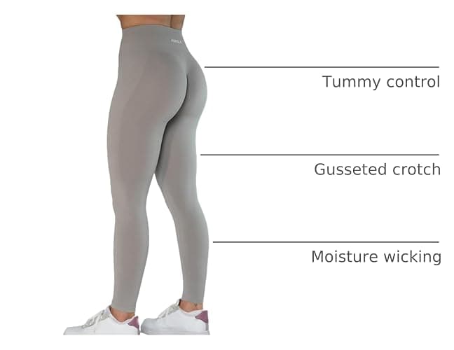 AUROLA Workout Leggings for Women Seamless Scrunch Tights Tummy Control Gym Fitness Girl Sport Active Yoga Pants thumbnail 4