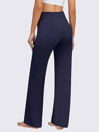 FireSwan Yoga Pants Women High Waist Wide Leg Pants with Pockets | Buttery Soft, 4-Way Stretch, Breathable, Loose, Dress, Casual, Lounge, Sweatpants thumbnail 5