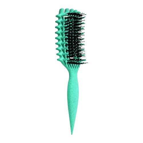 Evercomb Curl Defining Brush for Curly Hair - Detangling & Styling with Lightweight Ergonomic Nylon Bristles, Enhance Curls, Reduce Frizz/Breakage for Women (Green 1Pcs) thumbnail 2