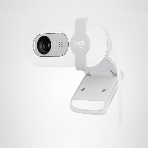 Logitech Brio 100 Full HD 1080p Webcam for Meetings, Streaming, Desktop, Laptop, PC - Built-in Mic, Shutter, Works with Zoom, Microsoft Teams, Nintendo Switch 2’s New GameChat Mode-Off -White thumbnail 10