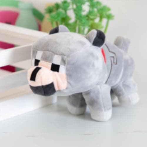 FUNUSE Wolf Plush Toys,8.3" Plush Wolf Stuffed Animal Game Toys for Boys Girls,Birthday Thansgiving Gifts for Kids and Fans thumbnail 6