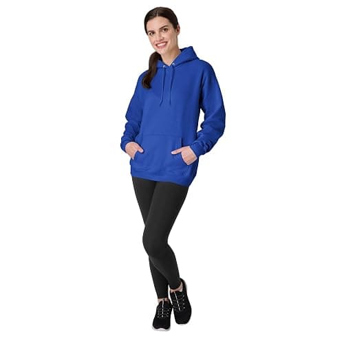 Hanes Men's Hoodie - EcoSmart Fleece Hooded Sweatshirt for Men & Women - Midweight Fleece - Big & Tall Available thumbnail 6