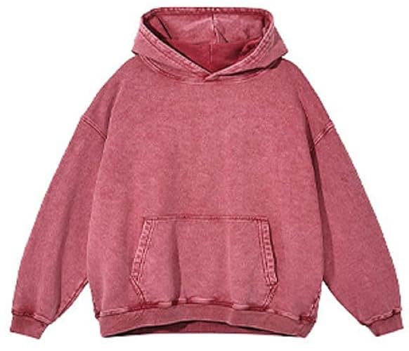 AlleyEcho Fashion Casual Pullover Sweatshirt with Pockets, Dirty Sweatshirts for Men Women - Image 1