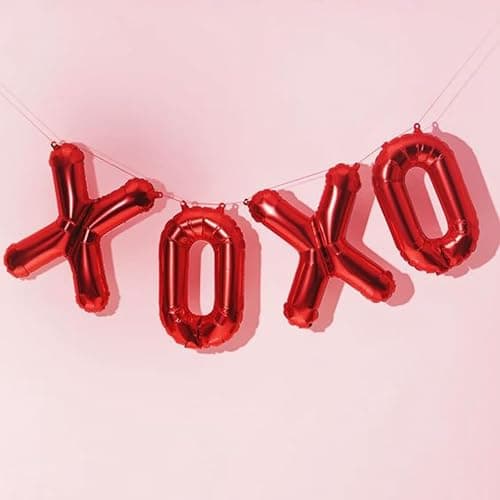 [85 PCS] 16" Red Letter Number Balloons, Happy Birthday & 2 Sets of A-Z 0-9, Foil Mylar Aluminum Hanging Alphabet for Valentine's Day Anniversary Graduation New Year eve Birthday Party Decorations thumbnail 5