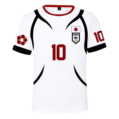 YLQANONG Isagi Yoichi Anime T Shirt Soccer Jersey Seishiro Nagi/Bachira/Rin Itoshi Anime Short Sleeve T-Shirt Tops - Image 1