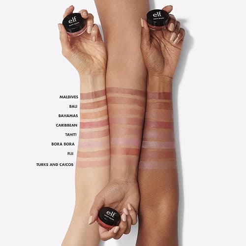 e.l.f. Putty Blush, Creamy & Ultra Pigmented Formula, Infused with Argan Oil & Vitamin E, Tahiti, 0.35 Oz (10g) thumbnail 3