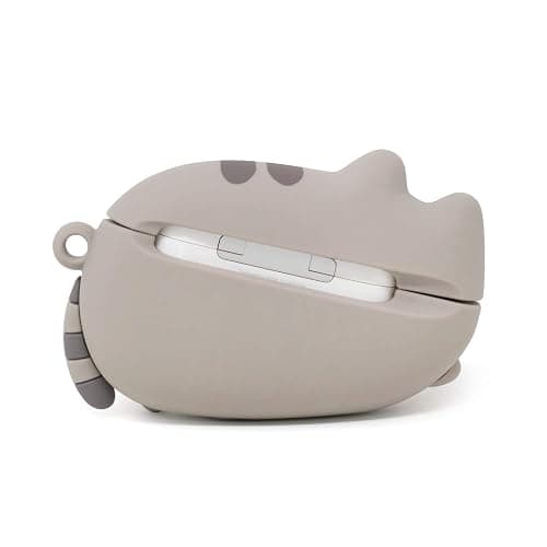 iFace x Pusheen The Cat [ Compatible with AirPods Pro ] Cute Case - Silicone Protective Cover [Carabiner Clip Included] [Wireless Charging Compatible] - Laying Down thumbnail 3