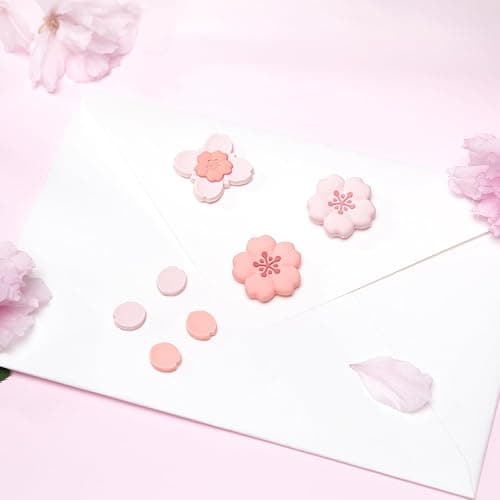 GeekShare Sakura Cross D-Pad Button Caps Thumb Grip Caps Set Compatible with Switch 2, ABXY Key Buttons Sticker Cover Caps for Switch 2, Cherry Pink thumbnail 7