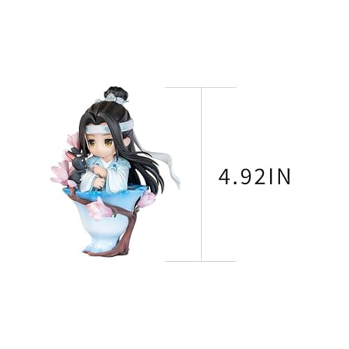 Bahomu Anime Blind Box, Cute Mo Dao Zu Shi Porcelain Flowers Series Wei Wuxian LAN Wangji Blind Box Figure, Collectable PVC Figure for Birthday Gifts thumbnail 3