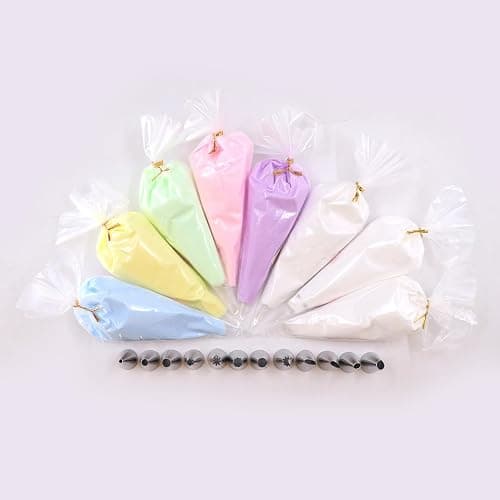 BoFUN Whipped Cream Glue Clay DIY Making Art Craft Kit with Piping Tip for Handmade Phone Case Mirror Jewelry Accessories Homemade Decoration (White/Light Purple) - Image 1