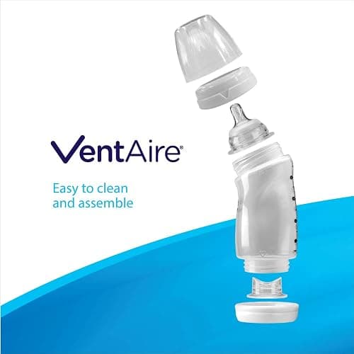 Playtex Baby VentAire Bottle, Helps Prevent Colic and Reflux, 6 Ounce Bottles, 3 Count thumbnail 5