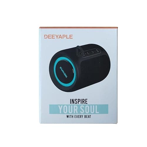 Bluetooth Speaker Wireless,IP67 Waterproof & Dustproof Portable Speaker with Lights,15W Loud Stereo Sound, 2500mAh Battery All Day Playtime, TWS Pairing, BT5.3, Home/Party/Outdoor/Beach (Blue Black) thumbnail 14