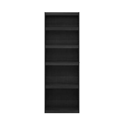 Furinno Jaya Enhanced Home 5-Tier Shelf Bookcase, Blackwood thumbnail 7