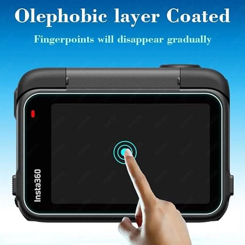 ULBTER Screen Protector for Insta360 Ace Pro 2 LCD+Lens Camera [6 Pcs] insta 360 Ace Pro 2 Tempered Glass 0.3mm 9H Hardness Anti-Scrach Anti-Bubble thumbnail 5