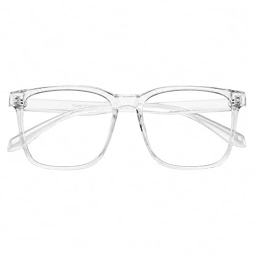 TEAPLMTT Oversized Square Blue Light Blocking Glasses Anti Glare Computer Glasses - Image 1