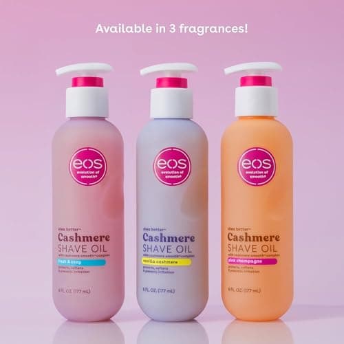 eos Cashmere Shave Oil, Fresh & Cozy, Soothing and Moisturizing, Prevents Irritation and Razor Burn, Entire Bikini Area-Approved, 6 fl oz - Fresh & Cozy - 6 Fl Oz (Pack of 1) thumbnail 7
