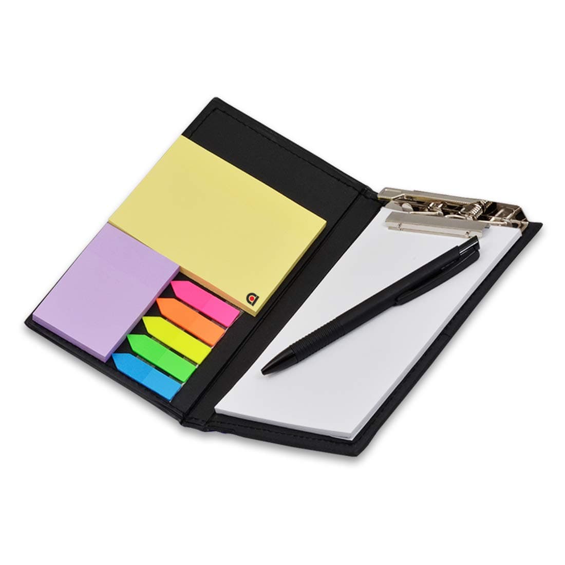 COI Desk Organizer Gift Set – Sticky Notes, Memo Pads, Pen & Note Holder for Office, School, Home | Compact Stationery Organizer for Desk (White) thumbnail 4