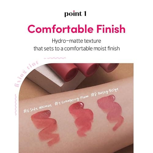 ETUDE Fixing Tint #20 Pink Fig (4g) | Long Lasting High Pigmented Liquid Lipstick | Waterproof Lightweight Matte Finish Lip Stain | Full Coverage | Korean Makeup, Kbeauty thumbnail 4
