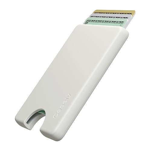 Casely MagWallet | Soft White | Slim Wallet Card Holder | Compatible with MagSafe | Soft-Touch Hard Silicone | Holds Up to 3 Cards thumbnail 2