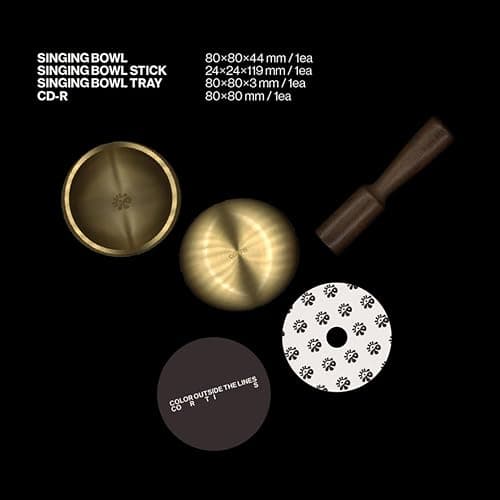 CORTIS - The 1st EP COLOR OUTSIDE THE LINES Singing Bowl Ver. Outbox R + Photocard thumbnail 3