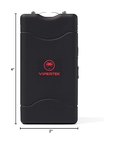 VIPERTEK VTS-880 Mini Stun Gun for Self Defense Rechargeable with LED Flashlight thumbnail 8