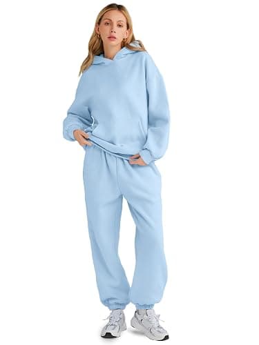 AUTOMET Womens 2 Piece Outfits Lounge Hoodie Sweatsuit Sets Plus Size Fall Fashion Clothes Airport Travel Pants Tracksuits thumbnail 2
