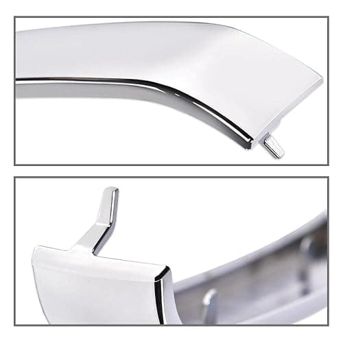 PIT66 Grille Trim Set, Compatible with 2003-2007 Chevy Silverado 1500 Classic HD 2500 3500 LH RH Driver & Passenger Side, 2 Pcs, (Chrome) thumbnail 8