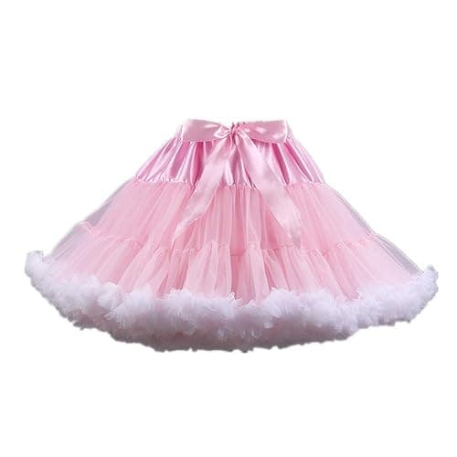 Colyanda Womens 3-Layered Pleated Tulle Petticoat Tutu Puffy Party Cosplay Skirt thumbnail 5
