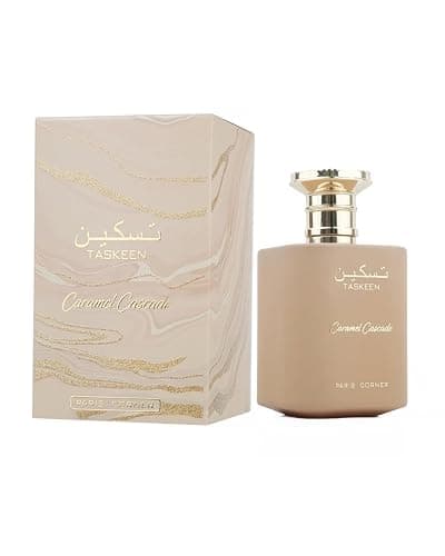 Paris Corner | Taskeen Caramel Cascade EDP - 3.4 Fl Oz | Sweet Elegance Perfume for Women and Men | Unisex Fragrance Featuring Caramel, Milk, Tonka Bean & Honey - Image 1
