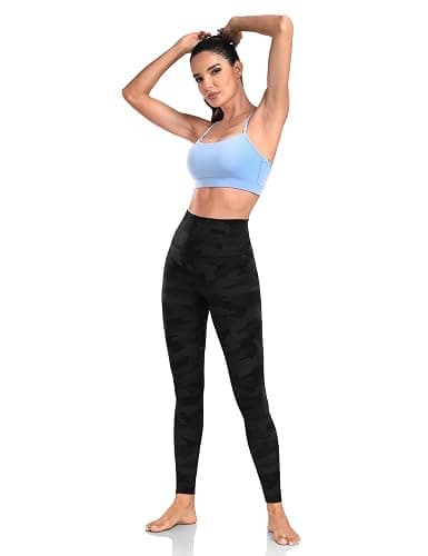 HeyNuts Yoga Pro Leggings 28'', Buttery Soft High Waisted Lounge Yoga Pants Full Length thumbnail 5