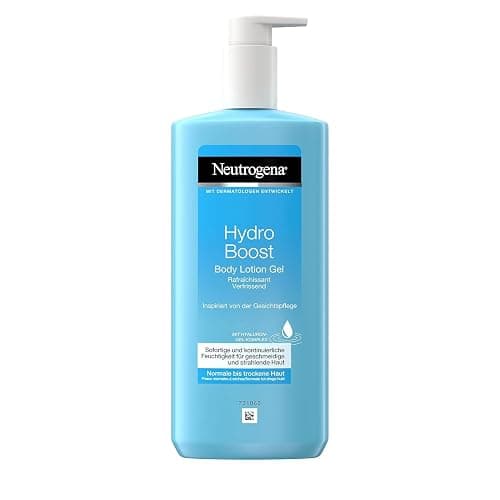 Neutrogena Hydro Boost Bodylotion Gel, ultraleichte Feuchtigkeitscreme mit Hyaluron, für normale bis trockene Haut, 400ml - Image 1