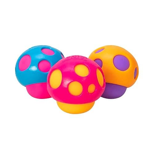 Schylling NeeDoh Shroom - The Groovy Glob! - Assorted Colors 2.7" x 2.7" thumbnail 4