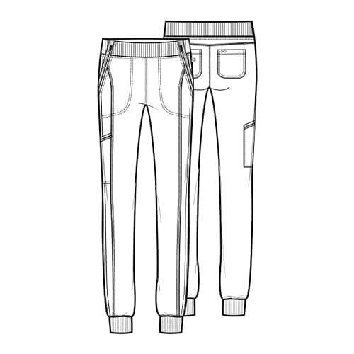Cherokee Infinity Womens Scrub Jogger Pants with 5 Pockets, Moisture Wicking & 360° Stretch Fabric - CK110A thumbnail 10