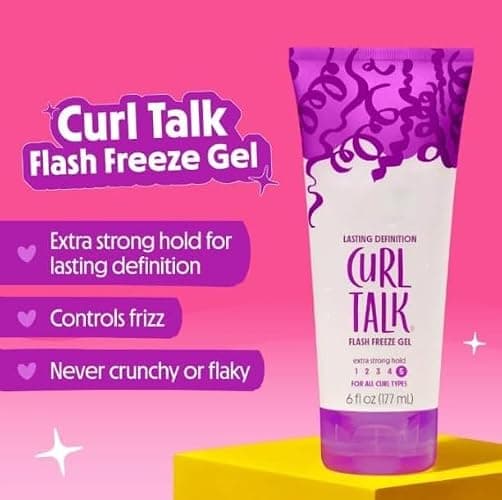 Curll Tallk Yours Not Mother Flash Freeze Hair Gel, Extra Strong Hold Level 5, 6 fl oz (pack of 1) thumbnail 2