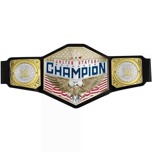 Mattel WWE United States US Championship Role Play Kids Title Belt, Authentic Styling with Adjustable Belt Ages 6 Years Old & Up, Youth, Black thumbnail 2