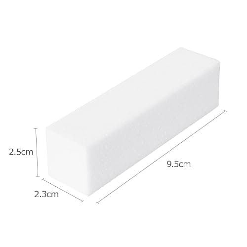 Bloc Polissoir Ongles, 20 Pcs Buffer Ongles Carré Éponge Lime à Ongle pour Les Salons de Manucure, Le Diy Nail Art à La Maison thumbnail 2