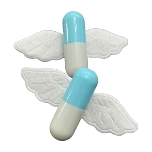 NUEAYMS 2pcs Cute Small Hair Clip Sweet Lovely Pill Star Wings Hair Barrettes Hairpins Styling Hair Accessory Party Gifts Wings Hair Clip, 2 hearts-Blue thumbnail 7