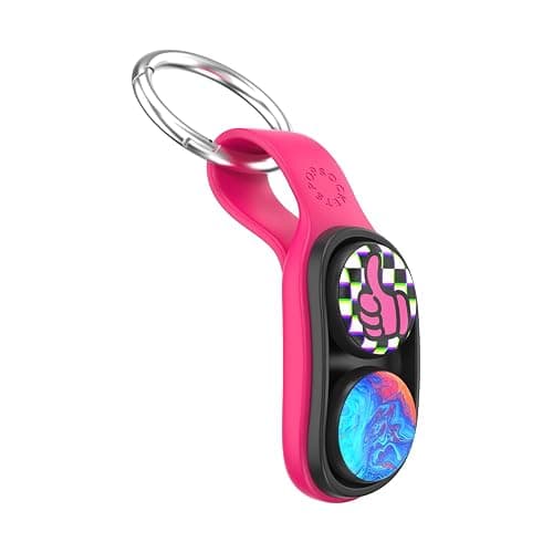 PopSockets PopPuck – Magnetic Fidget Toy for Adults & Kids, Trick Magnet, Sensory Toy for Stress Relief & Focus - Pink Punk - Image 1