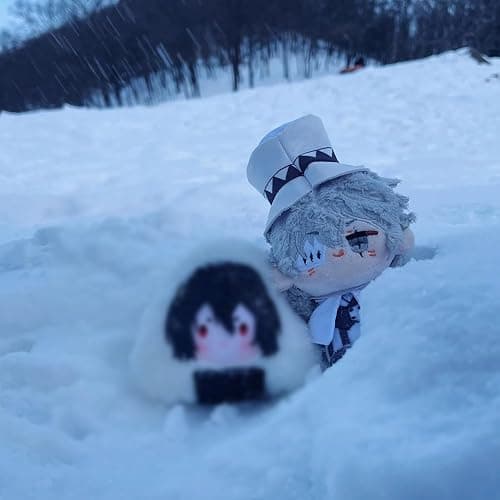 YLQANONG Dazai Osamu Anime Figure Pillow Bag Pendant Sigma/Nikolai Gogol Soft Pillow Cute Stuffed Cushion Anime Figures 4.72IN thumbnail 4