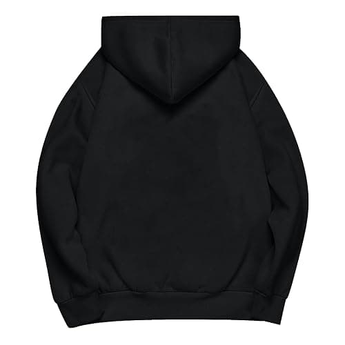 Womens Oversized Hoodies Winter Cute Sweatshirts Pullover Fashion Tops Trendy Outfits - X-Large - Black thumbnail 3