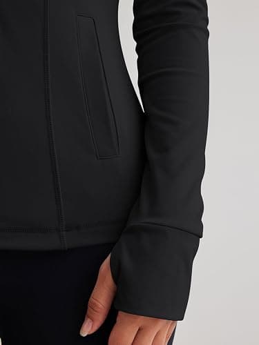 Trendy Queen Womens Lightweight Zip Up Jackets 2025 Athletic Hoodies Fall Gym Shirts Running Workout Clothes with Pocket thumbnail 5