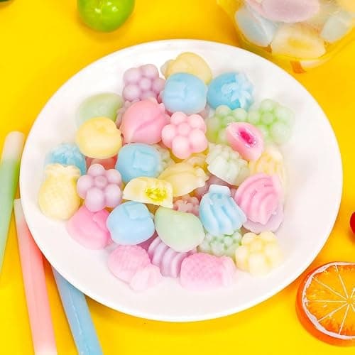 Wax Candy Flavored with Fruit and Sweet Syrup, Chewable Stress Relief Snack, Assorted Flavors thumbnail 2