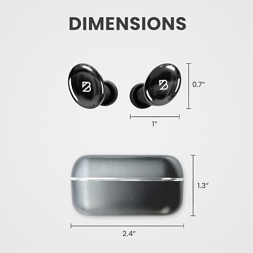 Back Bay Audio Tempo 30 Wireless Earbuds for Small Ears - Award-Winning Sound, Sweatproof Bluetooth Earbuds, Comfortable Ear Buds for Women, Silver Earphones Small Ear Canals, Long Battery Headphones thumbnail 9