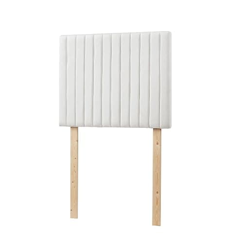 DormCo Tavira Allure® College Dorm Headboard with Legs - Classic Panel | Linen Beige. Essential Dorm Supplies for College Freshmen Necessities - Image 1