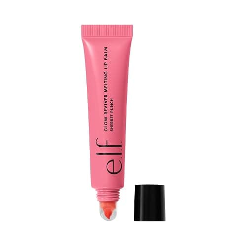 e.l.f. Glow Reviver Melting Lip Balm, Hydrating Tinted Lip Balm For A Glossy Finish & Soft, Supple Lips, Vegan & Cruelty-Free, Sherbet Punch - Image 1