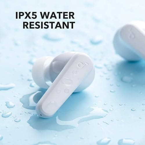 Soundcore by Anker P20i True Wireless Earbuds, 10mm Drivers with Big Bass, Bluetooth 5.3, 30H Long Playtime, Water-Resistant, 2 Mics for AI Clear Calls, 22 Preset EQs, Customization (White) thumbnail 7