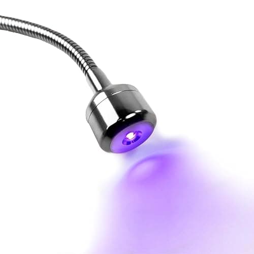 ALLKEM Flash Cure UV Nail Lamp – Gooseneck Gel Nail Light – Cordless Rechargeable LED Curing Lamp for Home & Salon Use – Silver, 3W thumbnail 8