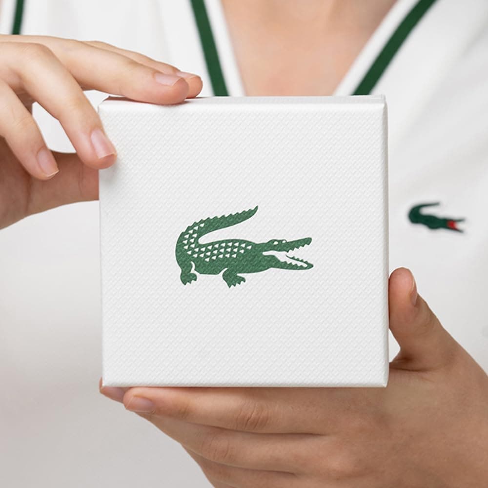 Lacoste METROPOLE Collectie Schakelarmband in roestvrij staal, versierd met petit piqué-patroon - Verkrijgbaar voor hem en voor haar thumbnail 5