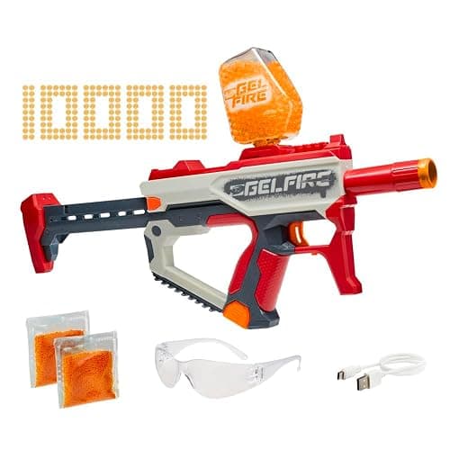 Nerf Pro Gelfire Mythic Full Auto Blaster & 10,000 Gelfire Rounds, 800 Round Hopper, Rechargeable Battery, Eyewear, Ages 14 & Up thumbnail 3